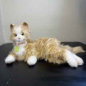 JOY FOR ALL Hasbro 2015 Orange Tabby Cat Interactive Companion Pet Works Great